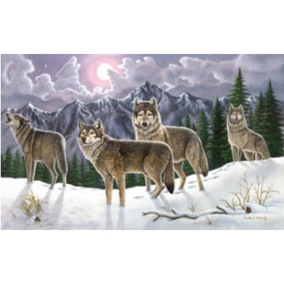 Peinture par Numéros Royal & Langnickel (30x45cm) - Loups